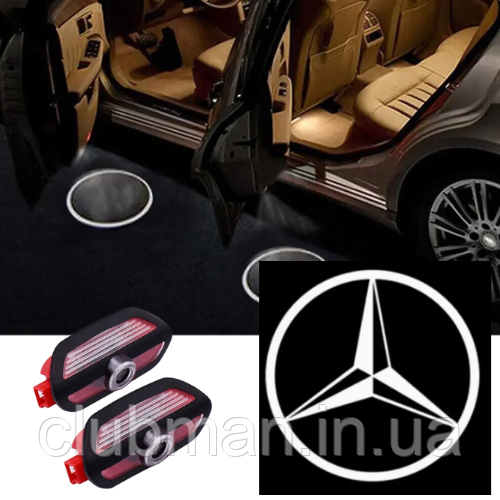 Проєктор підсвітка логотипу для дверей Mercedes-Benz (Мерседес) S-Class (W222) 2014-2020