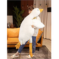 Іграшка Гусак обіймашка подушка Гігантський гусак Товстун м'яка іграшка 1,3м