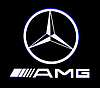 Проєктор підсвітка логотипу для дверей Mercedes-Benz (Мерседес) R (W215), ML (W164), GL( X164) - Logo+AMG, фото 9
