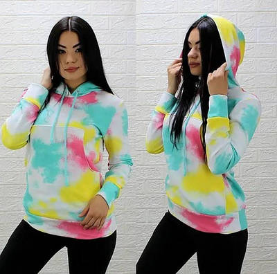 Жіночий худі в стилі Тай дай,РОЗМІР ТІЛЬКИ 44