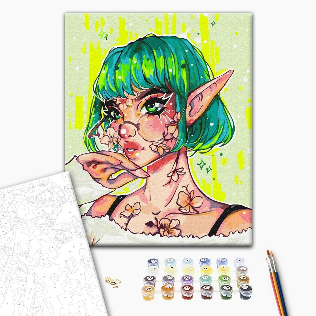 Картина за номерами Сучасна Ельфійка @nila_art_art BS53388