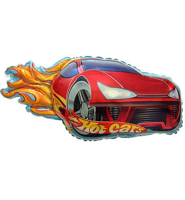 Повітряна куля "Hot cars", 43х79 см., Іспанія., колір - червоний