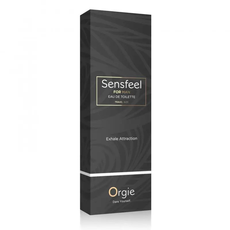 Чоловіча туалетна вода SENSFEEL + афродизіак, 10 мл ефективна феромон-технологія Orgie
