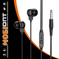 HF Borofone BM64 +мікрофон earphones black (BM64B)