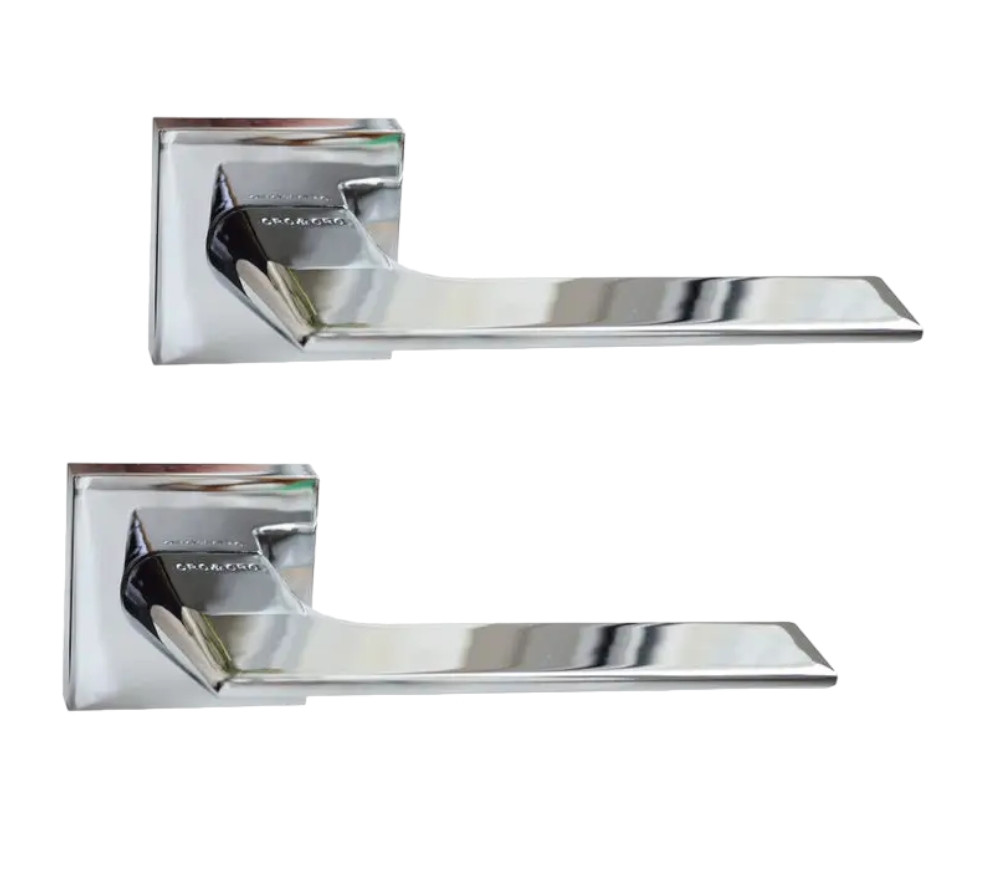 Ручки для вхідних/міжкімнатних дверей Oro&Oro UNICA 065-15E Хром полірований, фото 1