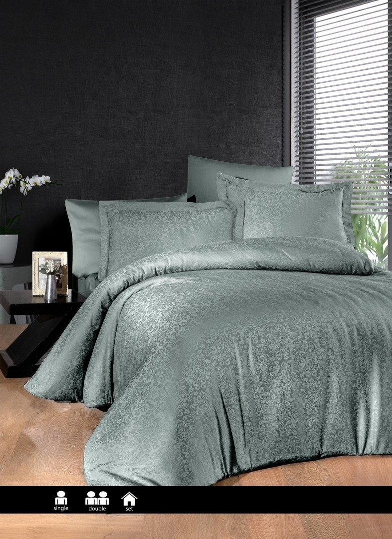 Постільна білизна First Choice Jacquard Satin Dark Eeries - Misra Moonmist