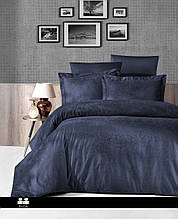 Постільна білизна First Choice Jacquard Satin Dark Eeries - Tecna Navy Blue