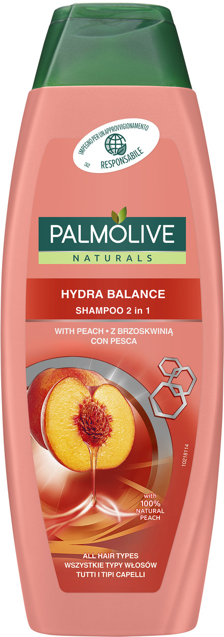 Шампунь Palmolive 2в1 Hydra Balance "Персик" (350мл.)
