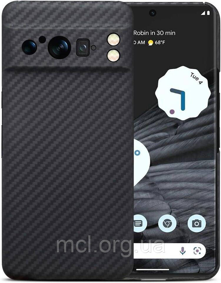 Карбоновий чохол для Google Pixel 8 Pro Karbon case, фото 1