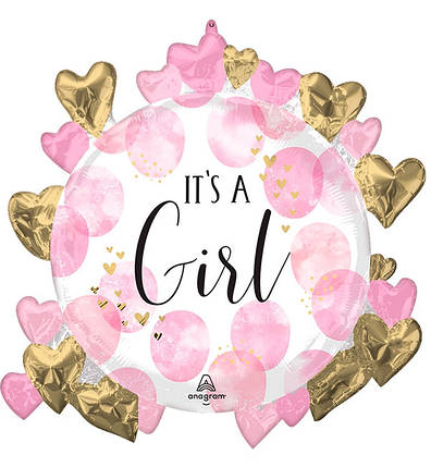 Повітряна куля "It's a Girl", 76 см., США, фото 1