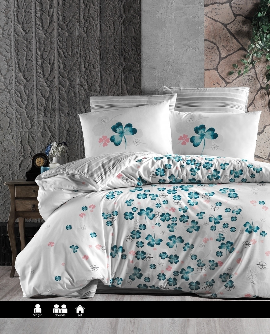 Постільна білизна First Choice - Ranforce - Chance Turquoise