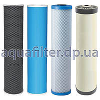 Вугільні картриджі для фільтрів 20 ВВ (Big Blue 20")
