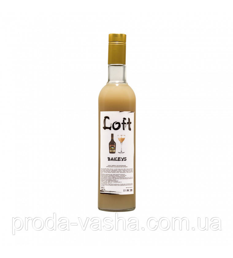 Сироп-топінг ТМ "Loft" до кави та десертів зі смаком "Бейліз" 0,7 л