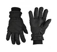 Черные зимние перчатки Mil-Tec Thinsulate Black 12530002-L