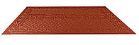 Коврик придверный резиновый ГОСПОДАР "WELCOME" с синтетическим покрытием 1165х730х5 мм красный 92-0703