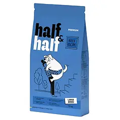Сухий корм для собак Half&Half Large Breed 12 кг — яловичина