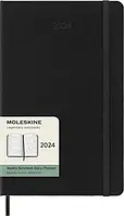 Щотижневик Moleskine на 2024 рік, А5, 144 арк., чорний, DHB12WH3Y24