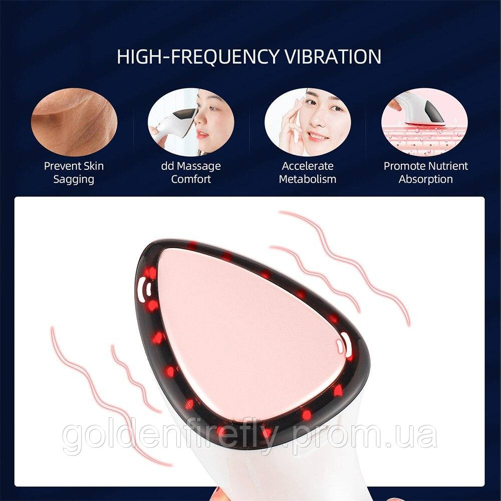 Увлажнитель массажер для лица Face Light Line Lifting Firming RF Beauty Instrument отпариватель skin LY-76 - фото 5 - id-p2062751163