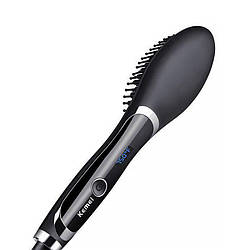 Електрична щітка, що розчісує волосся, випрямляючи Kemei KM-1320