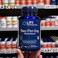 Life Extension Two-per-day, мультивитамины для приёма дважды в день, 60 таблеток