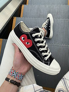 Жіночі Кеди Converse x Comme Des Garçons Play Low 36-37-38-39-40