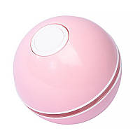 Умная игрушка-тизер интерактивный шарик для кошек DT411 светодиодная с USB Pink