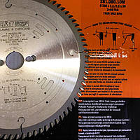 СМТ 281.080.10M Пила HM D=250 F=30 Z=80 K=3,2/2,2 основна пила по ДСП