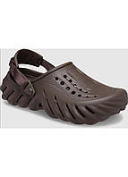 Кроксы оригинал шлепки сабо клоги Crocs Echo Clog Espresso