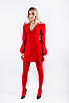 Плаття міні з розрізом червоне 83029 (2000000122038), фото 3