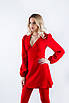 Плаття міні з розрізом червоне 83029 (2000000122038), фото 4