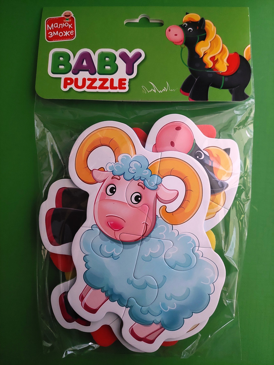 Гра ВладіТейс Пазли Baby puzl (VT1106-86) Ферма