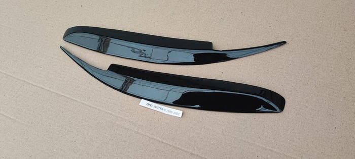 Реснички на фары Опель Вектра Б Накладки фар авто Бровки для Opel ...