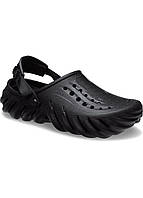 Кроксы оригинал шлепки сабо клоги черные Crocs Echo Clog Black