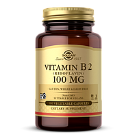 Витамин B2 Solgar (Vitamin B2) 100 мг 100 растительных капсул