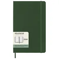 Щотижневик Moleskine на 2024 рік, А5, 144 стор., зелений, DHK1512WN3Y24