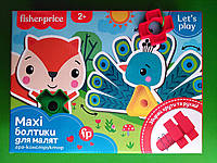 Игра ВладиТойс Гра конструктор (VT2905-23) Fisher Price Maxi болтики (укр)