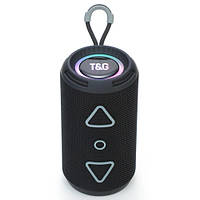 Портативная Bluetooth-колонка TG656 FM-радио/USB/TF 8W с ремешком black