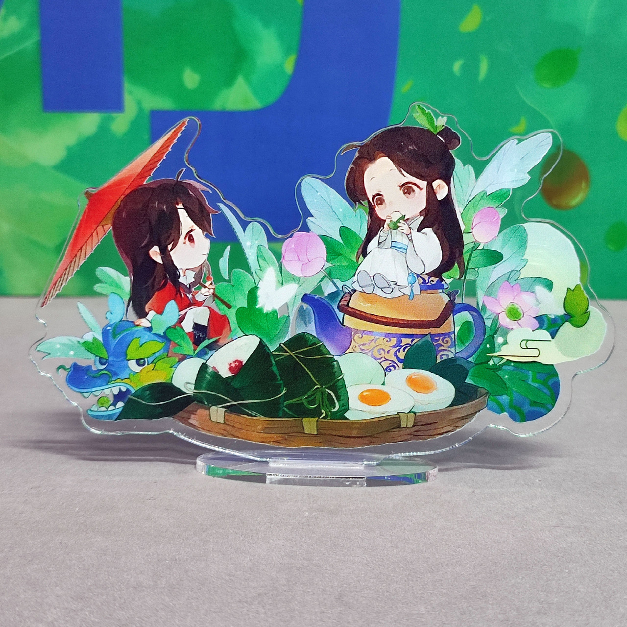 Акриловая статуетка Благословення небожителів Сє Лянь та Хуа Чен (10 см) / Tian Guan CI Fu, фото 1