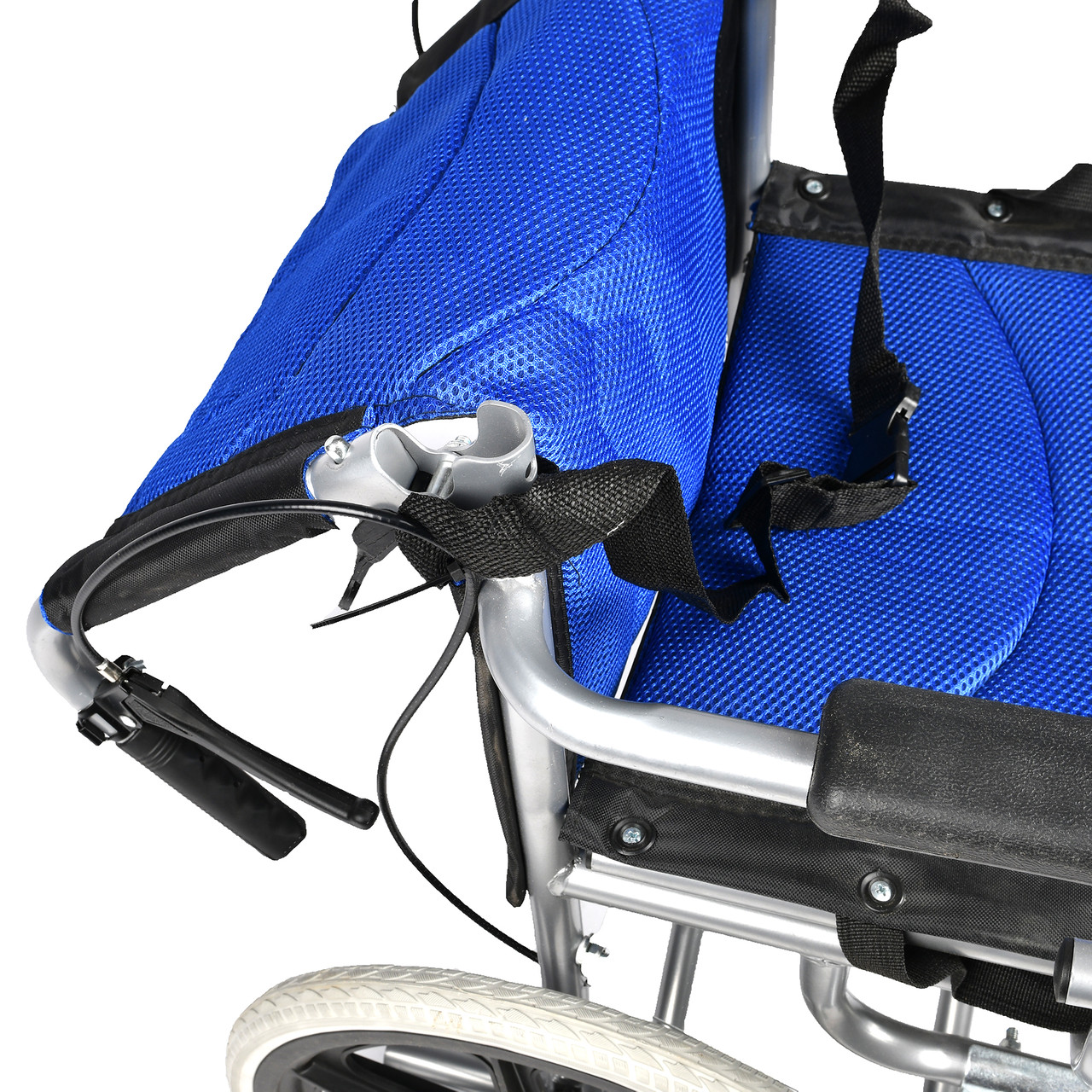 Инвалидная коляска с ручными тормозами складная - фото 5 - id-p2062783230