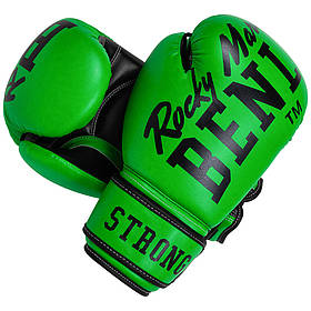 Перчатки боксерські Benlee CHUNKY B 12oz /PU/зелені