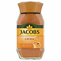 Розчинна кава Jacobs Crema 200 грамів у скляній банці | Нідерланди