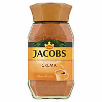 Растворимый кофе Jacobs Crema 200 грамм в стеклянной банке | Нидерланды