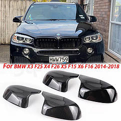 Накладки на дзеркала в стилі M Performance BMW БМВ F15 F16 F25 F26 x3 x5 x6 бмв накладки ф15