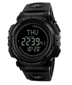 Годинник наручний 1290BK SKMEI, BLACK, Compass, 9743