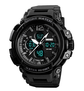 Годинник наручний 1343BK SKMEI, BLACK, 9745
