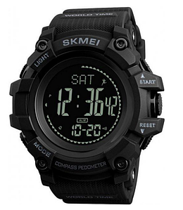 Годинник наручний 1356BK SKMEI, BLACK, Compass, 9749