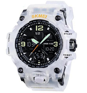 Годинник наручний 1155BWT SKMEI, WHITE, 9735