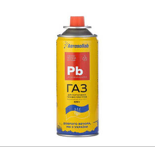 Газ для пальника/ кемпінгу Aerosollab Pb GAS MIX Пропан бутан/220 г/ -30 до +40