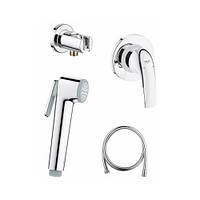 Гигиенический душ Grohe BauCurve Хром 29044000+28105000+28628000+27512000 (29044512)