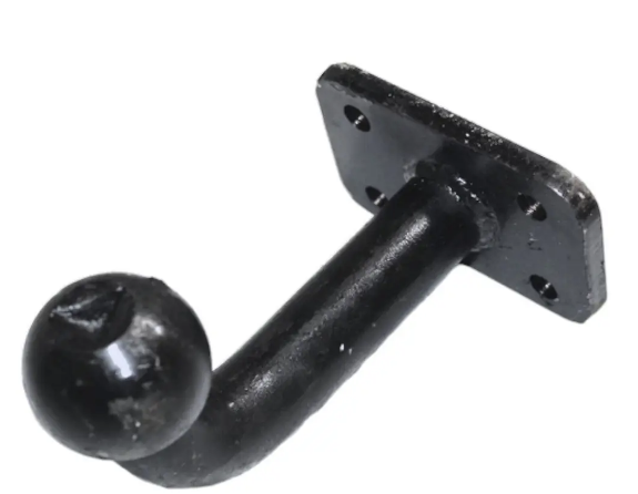 Куля причіпного пристрою (фаркопа) кована з майданчиком на 4 отвори, фото 1